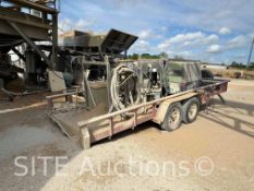 Sullair 185D Trailer Mounted Sand Blasting Unit