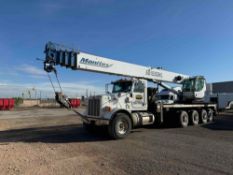 2014 Peterbilt 365 Quad/A Crane Truck w/ Manitex 50155SHL Crane