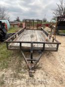 R&D T/A Flatbed Trailer