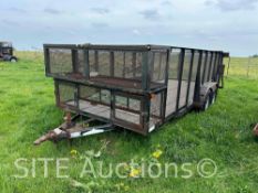 18ft. T/A Landscape Trailer