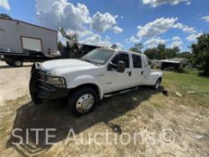 2005 Ford F450 SD Crew Cab Flatbed Truck