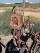 Wireline Tool Work Dolly Horse on Wheels