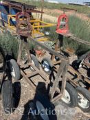 Wireline Tool Work Dolly Horse on Wheels