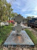 Qty of 2 7-1/16 10K Manual Gate Valves w/ Platform