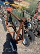 Wireline Tool Work Dolly Horse on Wheels