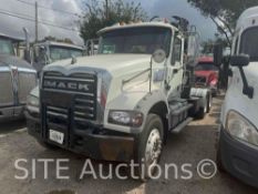 2013 Mack GU713 T/A Daycab Truck Tractor w/ Forestry Grapple