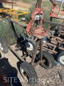 Wireline Tool Work Dolly Horse on Wheels