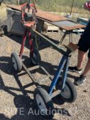 Wireline Tool Work Dolly Horse on Wheels
