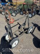 Wireline Tool Work Dolly Horse on Wheels