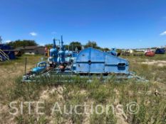 Skid Mounted Briley Welding 12 Pulsation Dampener Gas Compressor For Gas Well