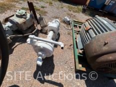 Electric motor with pump