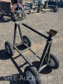 Wireline Tool Work Dolly Horse on Wheels