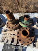 Qty. of 3- 7-1/16 10K Flanges x 7-3/4 2HP Thread