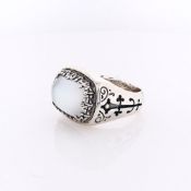Konstantino Sterling Silver Mother of Pearl Ring