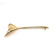 Tiffany & Co 18k Yellow Gold Cala Lilly Pin