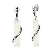 Honora Sterling Silver Mother of Pearl Dangle Earrings