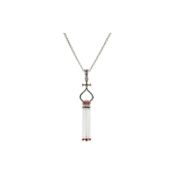 Konstantino Sterling silver and 18k Yellow Gold Corundum Tassle Pendant