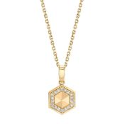 Michael M. Mini Hex Pendant Necklace