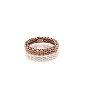 Tiffany & Co 18k Rose Gold Mesh Design Ring