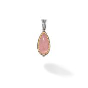 Konstantino Two-Tone Aurora Morganite Drop Pendant