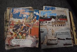 A selection of approximately forty British Empire magazines.