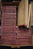 Literature- forty one fabric bound volumes of Shakespearean plays and sonnets etc.