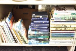 A collection of books, including vintage classics also books of interest to areas, including