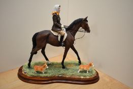 A limited edition Border Fine Arts group, 'Morning Exercise At Balmoral' number 487/500, B0814,