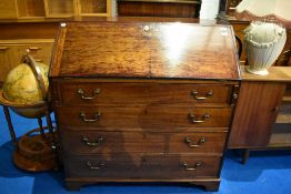 A Georgian mahogany bureau