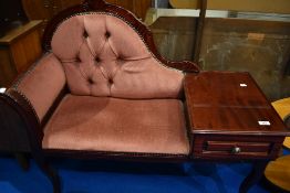 A reproduction telephone seat