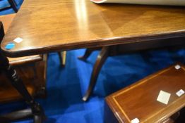 A modern oak refectory style dining table, approx. 168 x 101cm