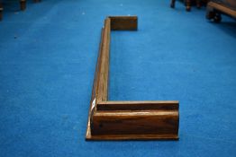 An oak fender, possibly Titchmarsh and Goodwin, width approx 110cm