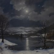 *Lake District Interest - After Jeff Sudders (20th Century, British), coloured print, 'Winter