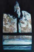 Brenda Hartill (20th Century, British), artist's proof, 'Silver Meltdown II', an abstract