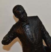 After Nicholas Dimbleby (b.1946, British), a bronze study, Duke Ellington, maquette for Soho Square,