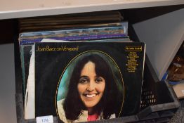 An assortment of vintage records, including Fats Domino, Chris Rea, Abba, Tom Jones, etc.