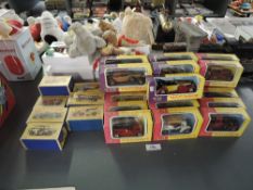 Thirty Match Models of Yesteryear die-casts, Y3, Y5, Y6, Y7 x2, Y10, Y12 and Y16 all in large