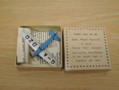 A Dinky die-cast, A2149 No 60K Scale Model Souvenir of actual Percival Gull Aeroplane with