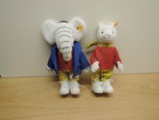 Two modern Steiff Bears, 662782 Rupert and 653612 Edward Trunk