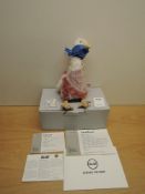 A modern Steiff 690358 Limited Edition Jemima Puddle-Duck Bear, 429/5000 with white tag, badge,