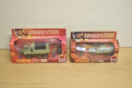Two 1970's Matchbox Adventure 2000 die-casts, K2002 Flight Hunter and K2004 Rocket Striker, both