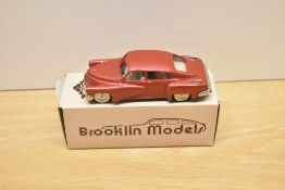 A Brooklin Models 1:43 scale die-cast, No 2 1948 Tucker 48 Torpedo, in original box with inner