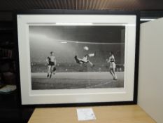 A Washington Green Fine Art Limited Edition Print, Pele, Bicycle Kick, 89/95, bearing pencil