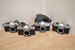 Four Yashica TL Electro camera bodies