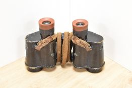 A pair of Crown Optical Company Military Stereo 6x 30 binoculars