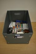 A box of various filters mainly HOYA