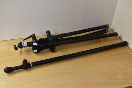 A Benbo Trekker tripod and Benbo monopod