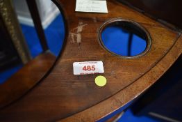 A 19th Century mahogany corner washstand, dimensions approx. H106 D45 W58cm