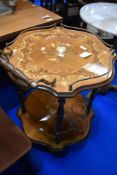 A vintage Italian style drinks trolley, approx 47 x 55cm