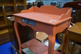 A painted wash stand, approx width 71cm